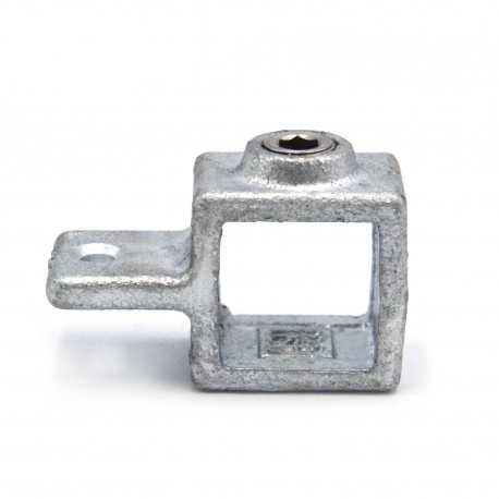 Male Single Lug Typ 36S, 25 mm, Galvanized (Klemp) - Square Tubefittings