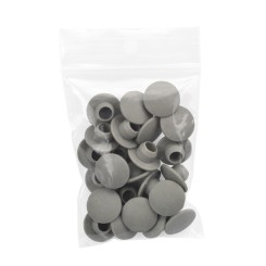 Tapón de rosca de plástico gris (25 piezas) Typ 78, (Klemp)