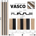 Premium wall panels VASCO - Oak Gold I (Klemp)