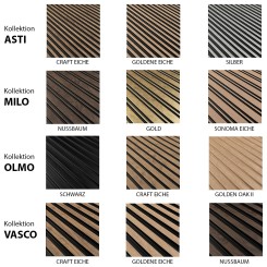 Premium wall panels - all colors - Sample set (Klemp)