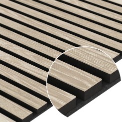 Acoustic panel natural veneer - Bleached oak ()