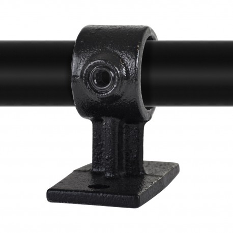Handrail Support Typ 34B, 26,9 mm, Black (Klemp) - Black Tubefittings