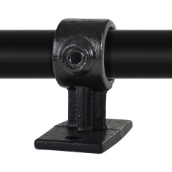 Podpora poręczy Typ 34D, 42,4 mm, Czarny (Klemp)