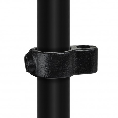 Eye Hinge Typ 62D, 42,4 mm, Black (Klemp) - Black Tubefittings